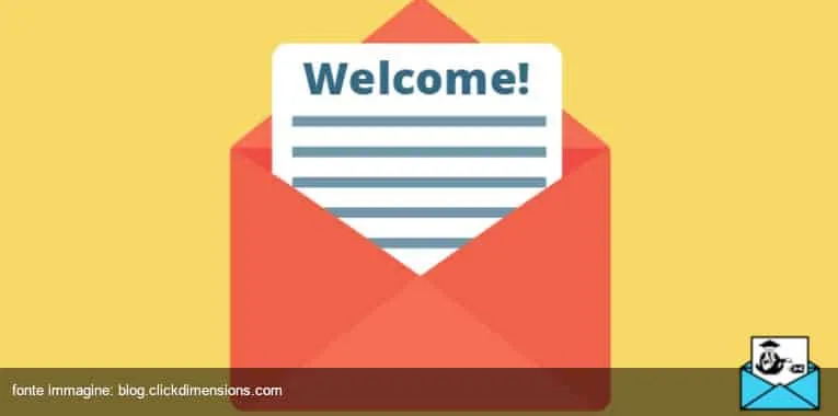 mail di benvenuto