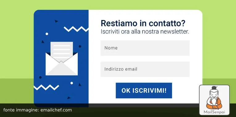 modulo iscrizione newsletter