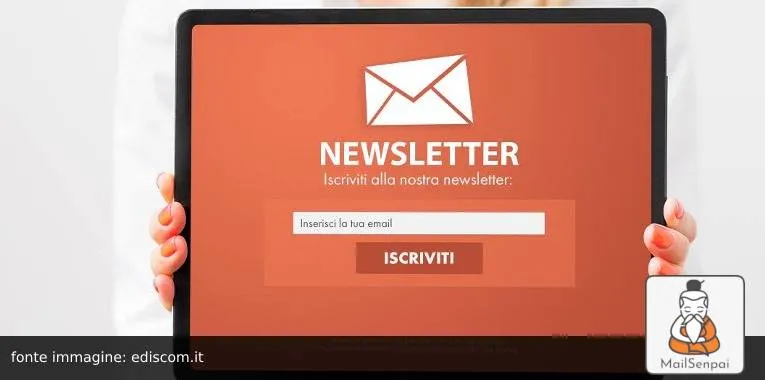 form iscrizione newsletter