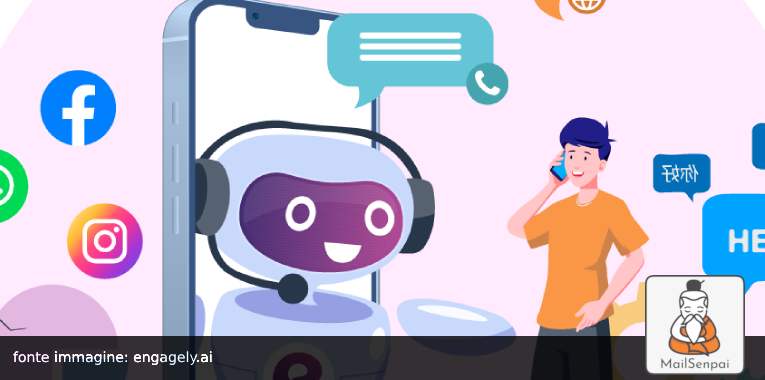 conversazione-chatbot – MailSenpai engagement automatizzato