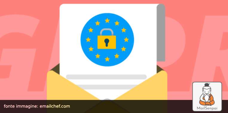 GDPR – MailSenpai protezione lista mail