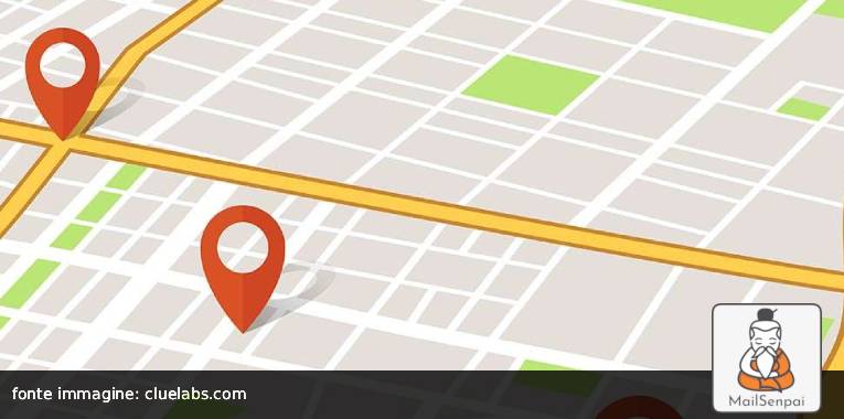 email e geolocalizzazione