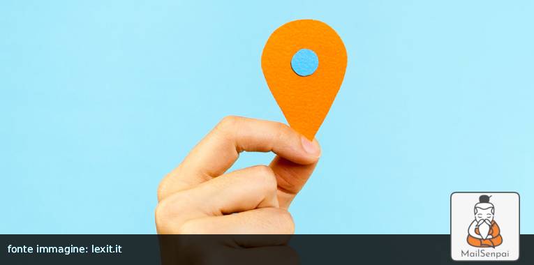 geolocalizzazione nell'email